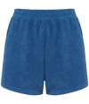 NS728 Native Spirit Ladies Terry Towel Shorts Riviera blue colour image